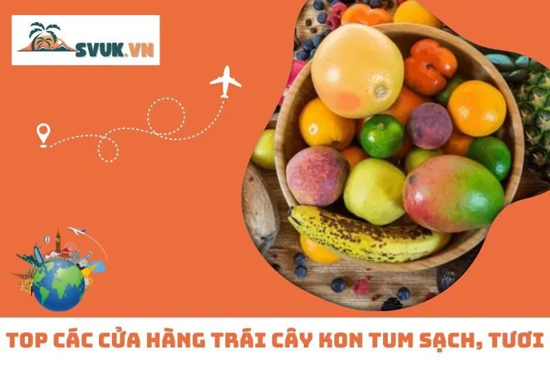 Top 8 Cửa Hàng Trái Cây Kon Tum Sạch, Tươi, Chất Lượng